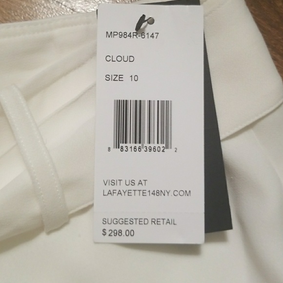 Lafayette 148 New York Aldridge Skirt Crepe Sz 10 - Picture 7 of 8